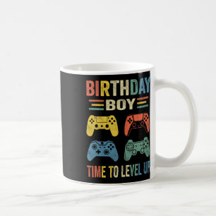 Jungenzeit zum Levelaufstieg Videospiel Geburtstag Kaffeetasse