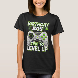 Jungenzeit zum Levelaufstieg Videospiel Geburtstag T-Shirt
