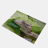 Junger Alligator Fußmatte (Schrägansicht)