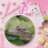 Junger Alligator Pappteller (Party)