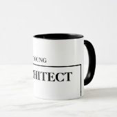 Junger Architekt Tasse (VorderseiteRechts)