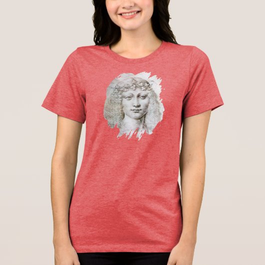 Junger Bacchus Tri-Blend Shirt (Vorderseite)