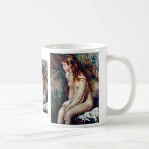 Junger Badegast durch Pierre-Auguste Renoir Kaffeetasse
