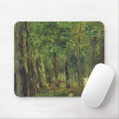 Junger Bauer, der im Wald, 1878 sitzt Mousepad (Mit Mouse)