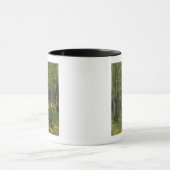 Junger Bauer, der im Wald, 1878 sitzt Tasse (Zentrum)