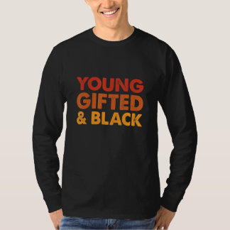 Junger Begabter Und Schwarzer Geschichtsmonat Afro T-Shirt