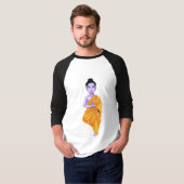 JUNGER BUDDHA IN DER YOGA-POSE A VRUKSHASANA T-Shirt (Vorne ganz)