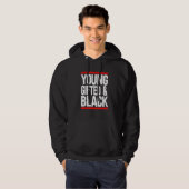 Junger Ed Und Schwarz 1 Hoodie (Vorne ganz)