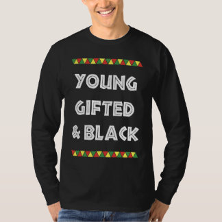 junger Ed und schwarz Schwarze Geschichte T-Shirt