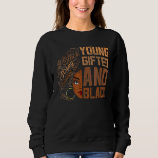 Junger ed und Schwarzer Geschichtsmonat Afrikanisc Sweatshirt