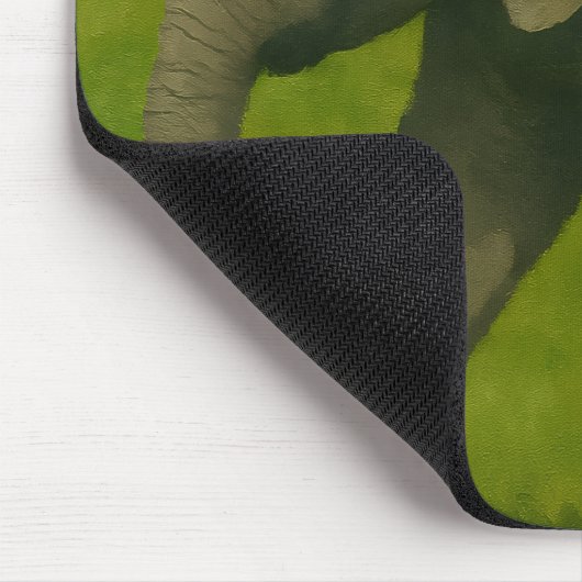 Junger Elefant mit Guardian im Grassy Reserve Mousepad (Ecke)