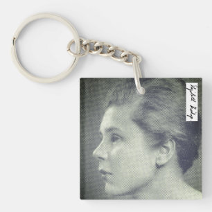 junger Elizabeth Bischof und Unterschrift Schlüsselanhänger