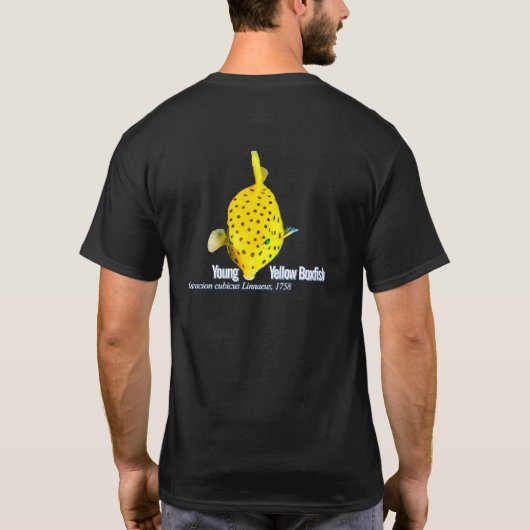 Junger Gelber Kofferfisch T-Shirt (Rückseite)