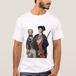 Junger George Washington und Lafayette T-Shirt