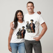 Junger George Washington und Lafayette T-Shirt (Unisex)