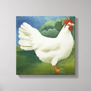 Junger Hahn 2013 Leinwanddruck