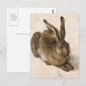 'Junger Hase' Postkarte (Vorne/Hinten)
