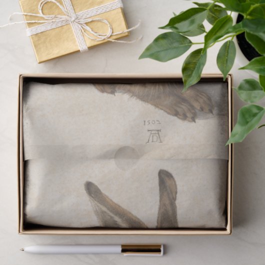 Junger Hase von Albrecht Dürer, Renaissance-Feinbi Seidenpapier (Geschenk)