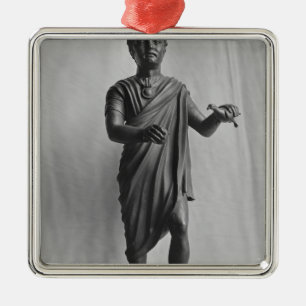 Junger Junge mit einem Vogel, spät Republikaner Silbernes Ornament