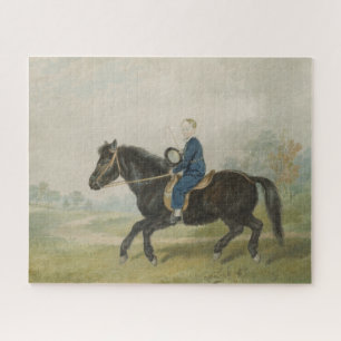Junger Knabe auf einem Pony reitend (von Penry Wil Puzzle