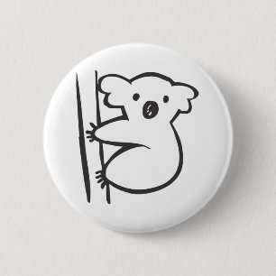 Junger Koala in einem Baum in der Button