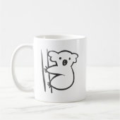Junger Koala in einem Baum in der Kaffeetasse (Links)