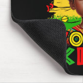 Junger König Black History Month Kinder Afro Junge Mousepad (Ecke)