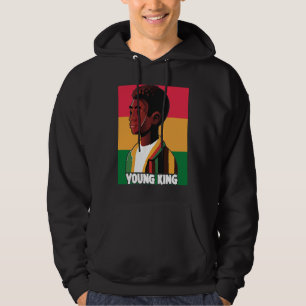 Junger König Schwarze Jugend Schwarze Exzellenz Sc Hoodie
