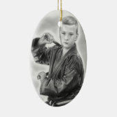 Junger Krieger Keramik Ornament (Rechts)