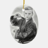 Junger Krieger Keramik Ornament (Vorne)