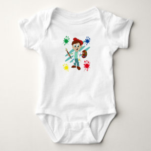 Junger Künstler, Maler Baby Strampler