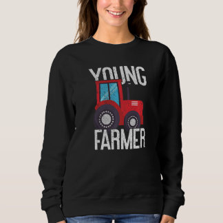 Junger Landwirt Lokale Farm   Junger Landwirt Sweatshirt