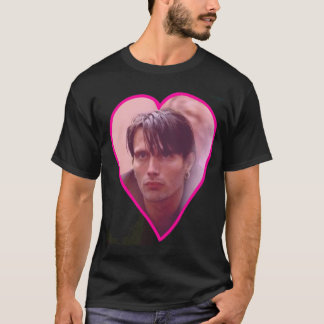 Junger Mads Mikkelsen lustige Retro-Familie Famili T-Shirt