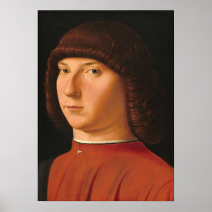 Junger Mann - Antonello da Messina Fine Art Poster