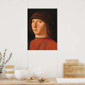 Junger Mann - Antonello da Messina Fine Art Poster (Küche)