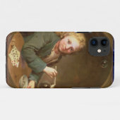 Junger Mann-durchbrennenblasen von einem Case-Mate iPhone Hülle (Rückseite (Horizontal))