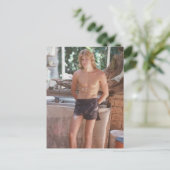 Junger Mann in Hosen Postkarte (Stehend Vorderseite)