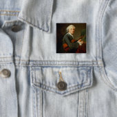 Junger Mann mit einer Violine Button (Beispiel)