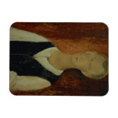 Junger Mann mit schwarzem Waistcoat, 1912 (Öl auf Magnet (Horizontal)