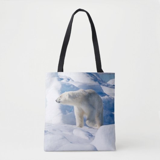 Junger männlicher Eisbär Tasche (Vorderseite)