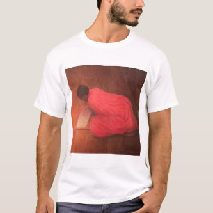 Junger Mönch in der Klasse T-Shirt