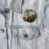 Junger Pelz Siegel auf dem Felsen Button (Beispiel)
