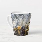 Junger Pelz Siegel auf dem Felsen Milchtasse (Linke Ecke)