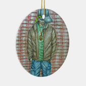 junger Rapper Keramikornament (Rechts)