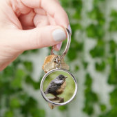 Junger Robin Schlüsselanhänger (Hand)