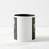 Junger schwarzer Mann, der einen Korb hält Tasse (Zentrum)