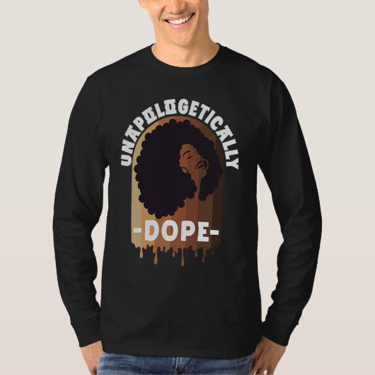 Junger Schwarzer und Schwarz Geschichte Geschichte T-Shirt (Vorderseite)
