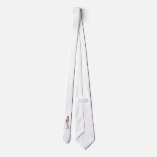 Junger Schwimmer Krawatte (Rückseite)