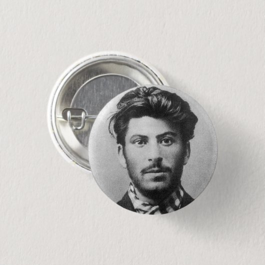 Junger Stalin Button (Vorne & Hinten)