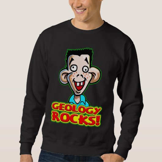 Junger Student Dicky Dingus sagt, Geologie ist gro Sweatshirt (Vorderseite)